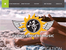 Tablet Screenshot of flyingfingersmusic.com